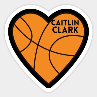 CAITLIN CLARK HEART Sticker